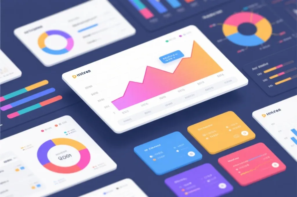 彩色数据报表和趋势图